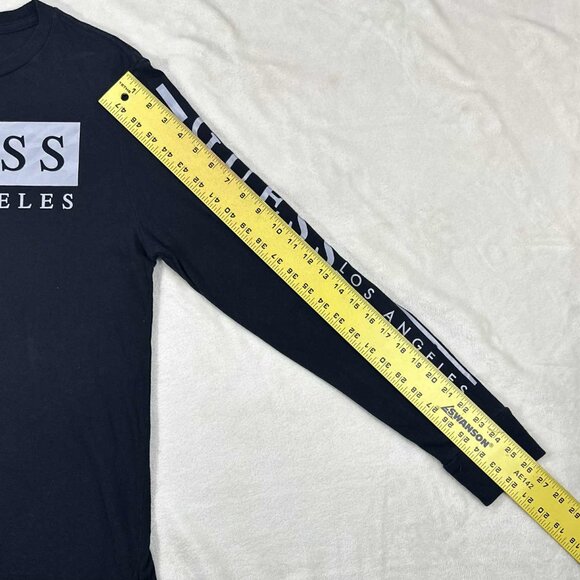 Guess Los Angeles Logo Long Sleeve Tee - small - Picture 11 of 13